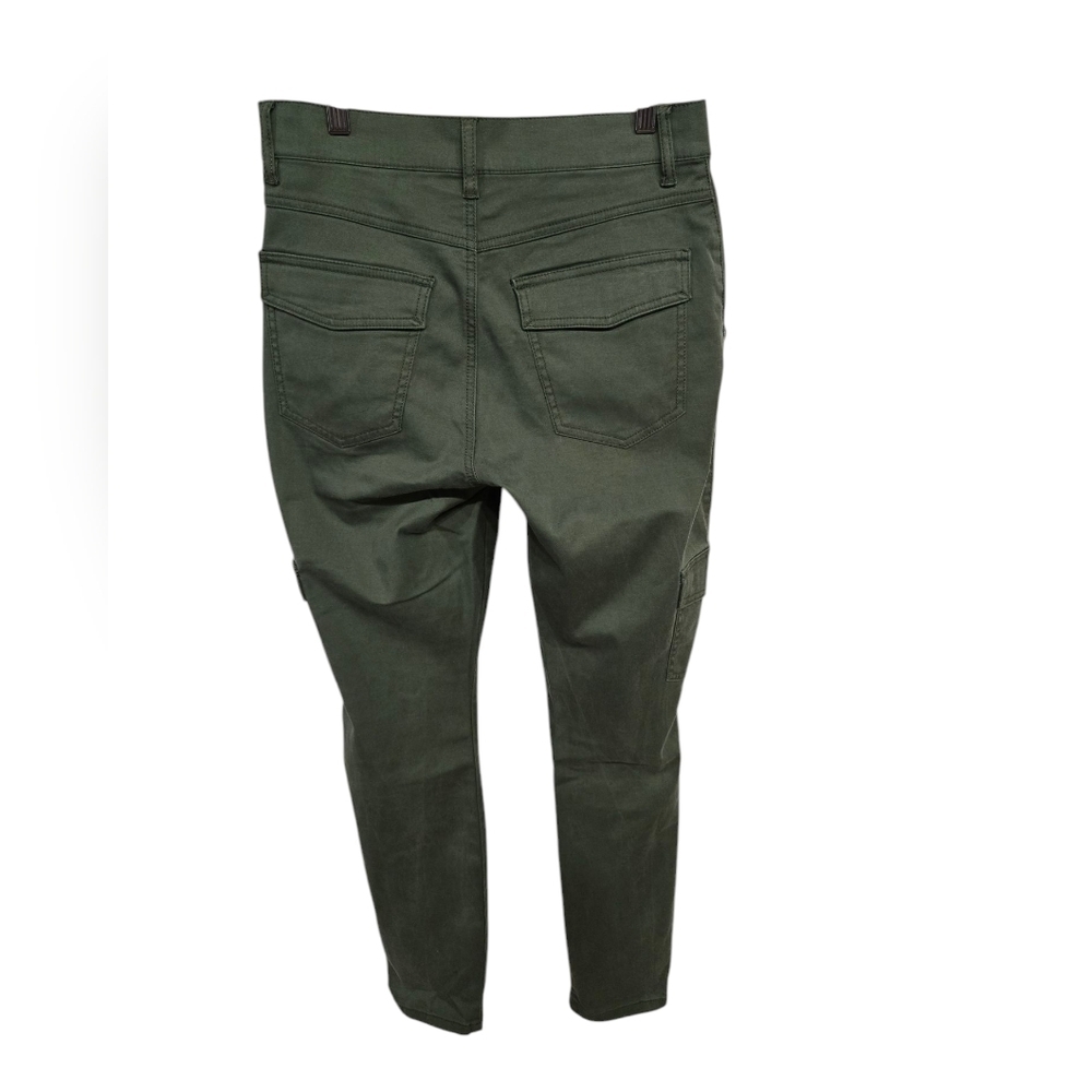 Cabi Olive Green Button Fly Skinny Cargo Pants 6 - Picture 3 of 6